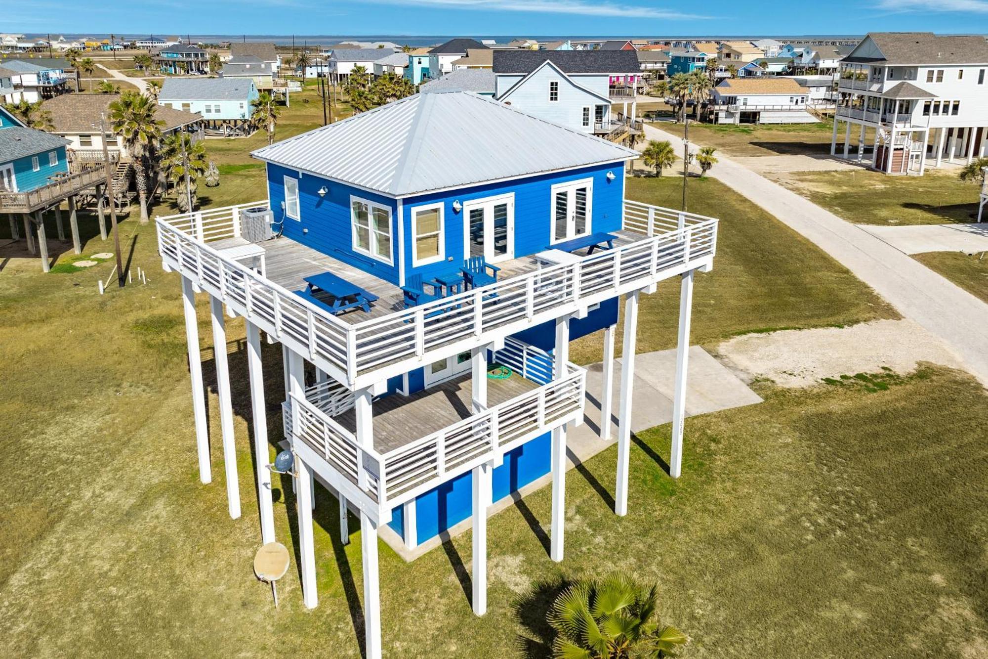 Unobstructed Views Of The Beach Gulf & Bay Villa Freeport Exterior photo